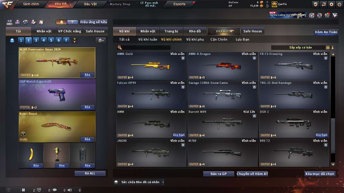 shop acc cf uy tin gia re